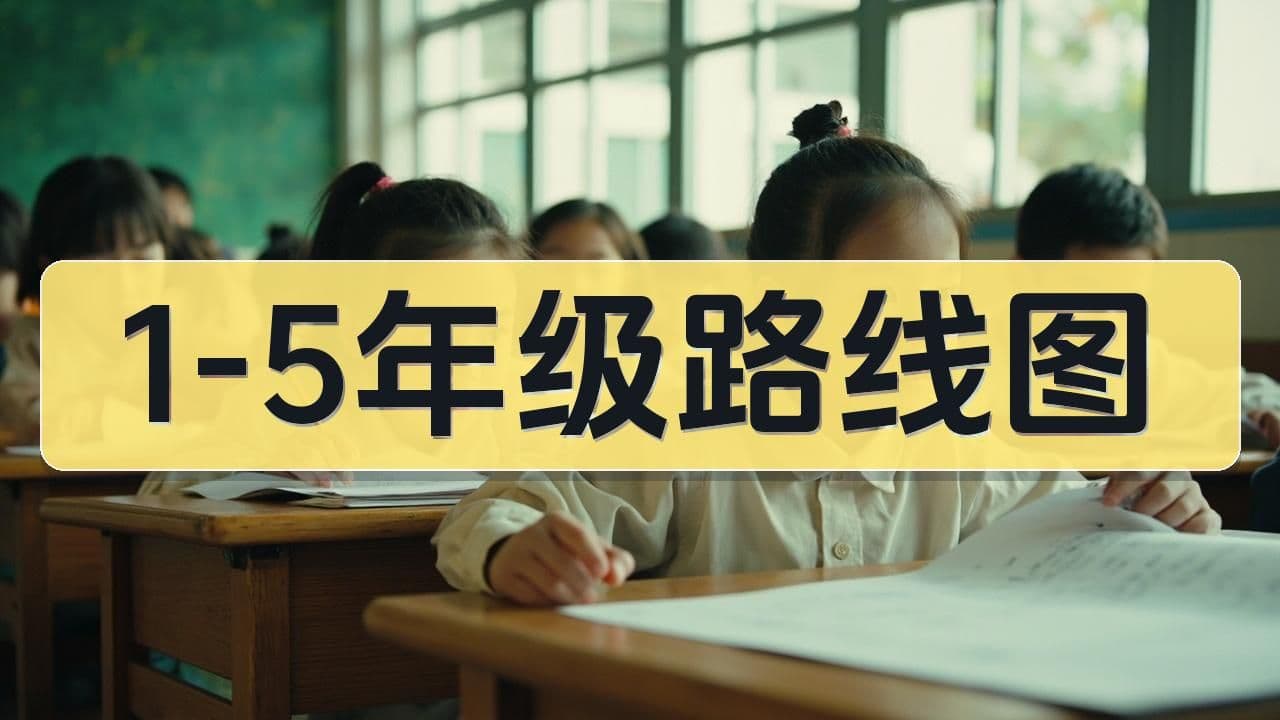1-5年级八少八素备考路线图