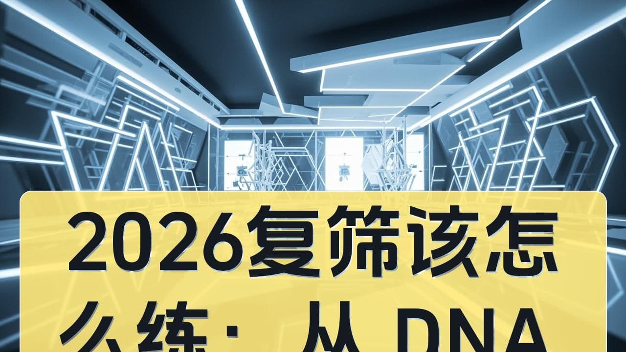2026复筛该怎么练：从 DNA 检验、解绳结到图形迁移的准备重点