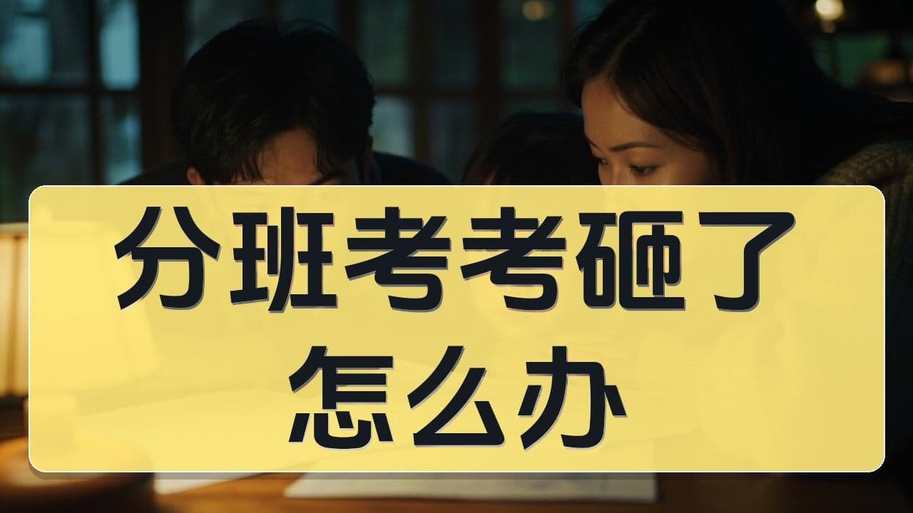 新初一分班考考砸了怎么办：第一道关卡之后，路并没有被锁死